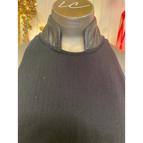 vintage 1980s black stretch jumpsuit and cropped jacket magenta chevron club xs - Picture 5 of 11